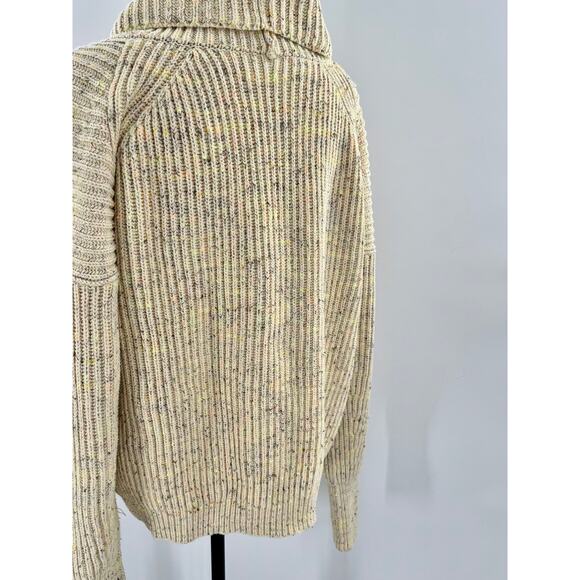 Free People Cream Ivory Confetti Cowl Neck Sweater - Picture 5 of 10